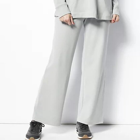 XSP WIDE LEG PANTS W/ POCKETS STORM GRAY 17" WAIST NWT - Picture 1 of 8